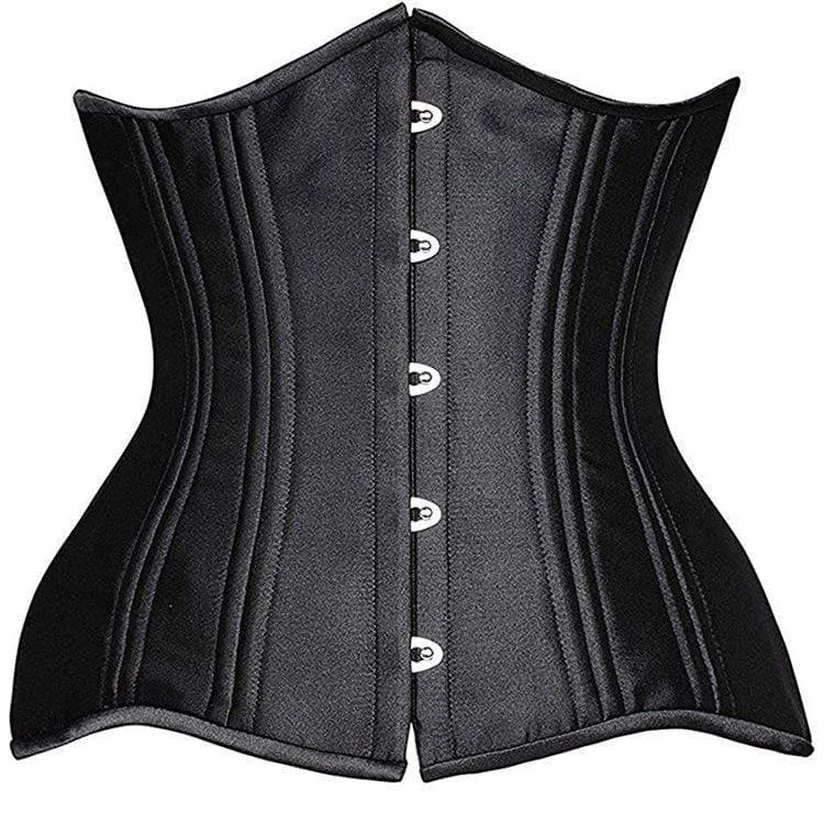 modern women bustiers and corsets trendsWomen's Gothic Pure Color 24 Steel Boned Underbust Corsets