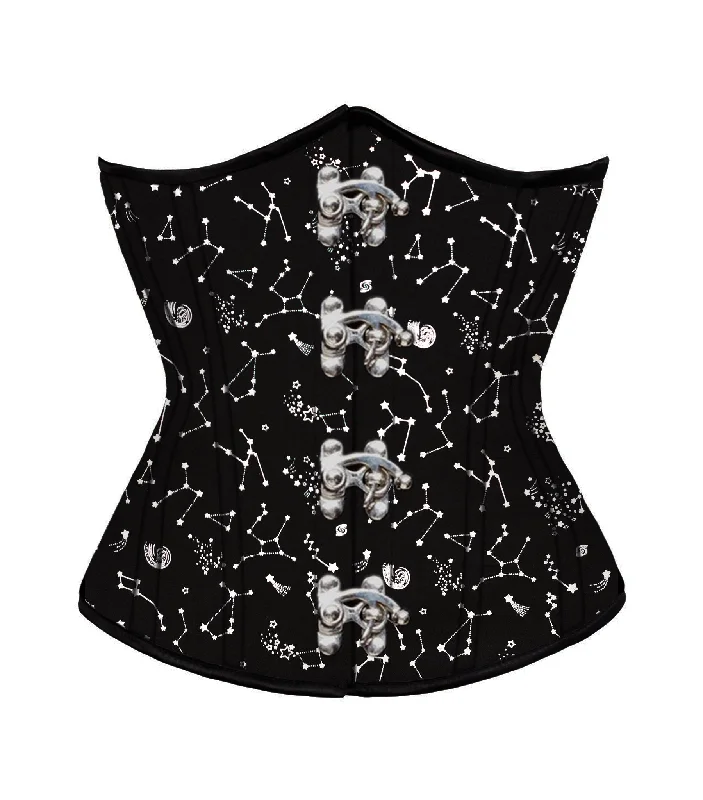 back lacing women bustiers and corsetsConstellation Cotton Waist reducing  Underbust Corset