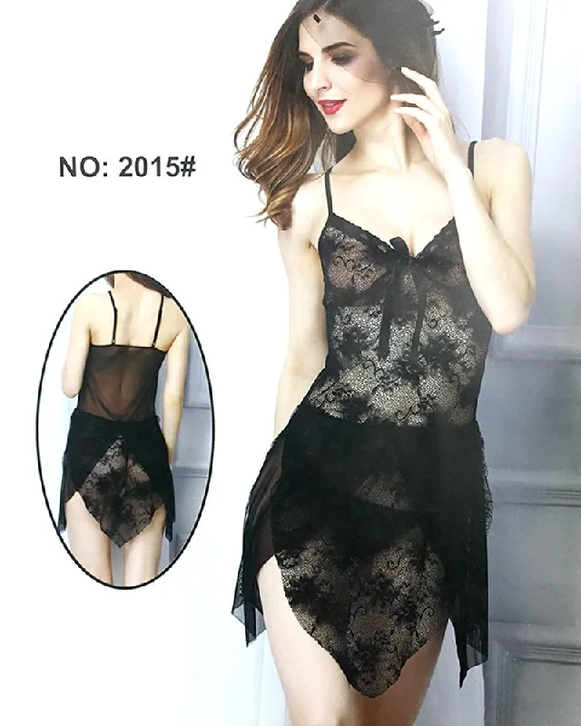 black women sexy lingerie for eleganceSexy Cotton Net Short Nighty For Women - 2015#