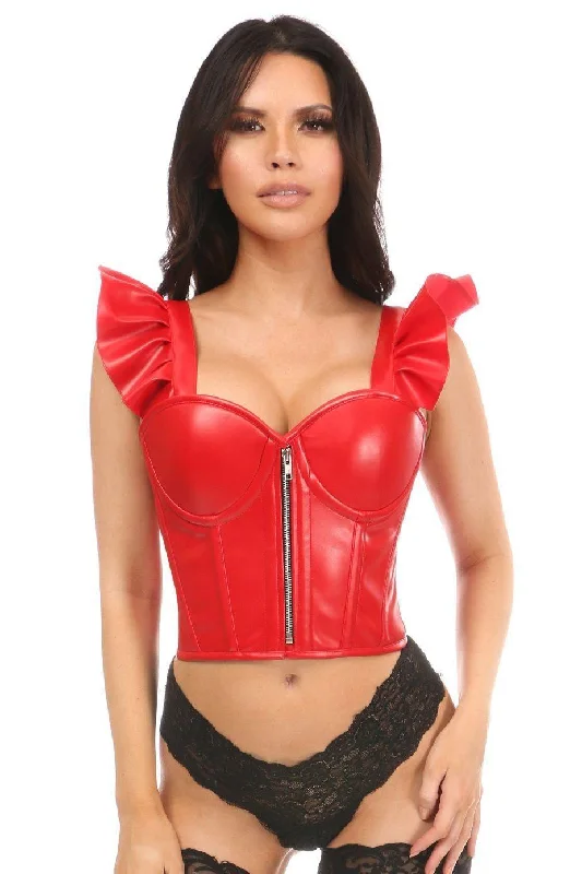 steampunk women bustiers and corsetsPlus Size Bustier with Ruffle Sleeves