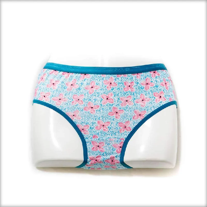 seamless convertible panties for women for different outfitsGreen Floral Panty