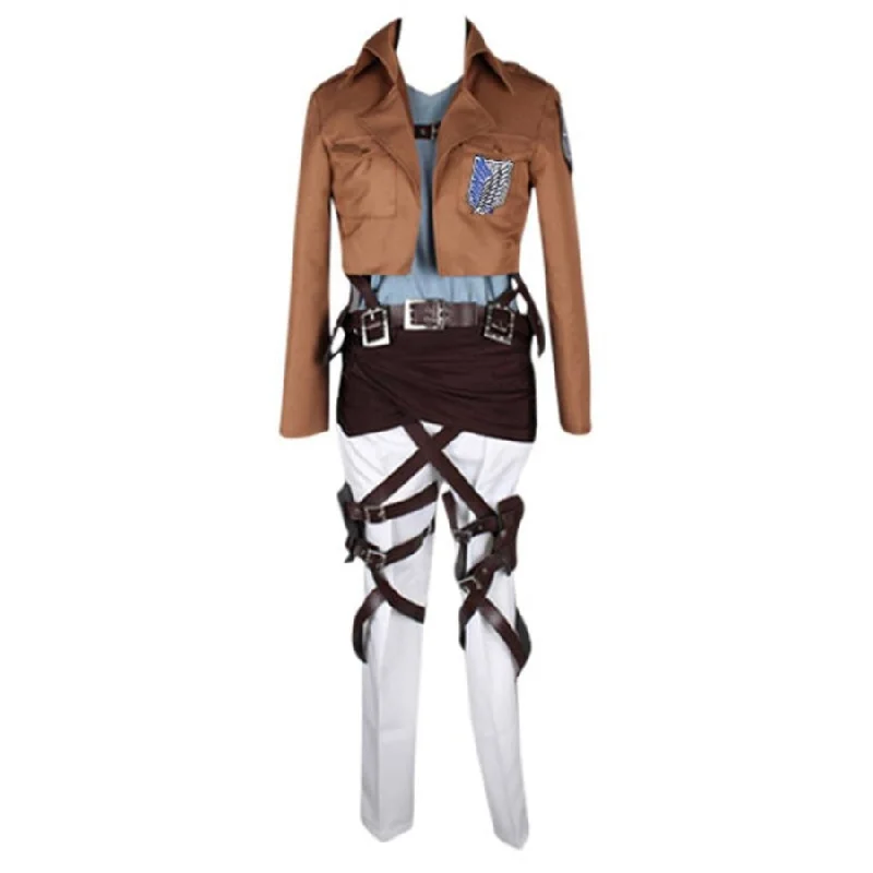 women villain cosplay costumes uniqueAttack on Titan Shingeki no Kyojin Bertolt Hoover Recon Corps Cosplay Costume mp000872