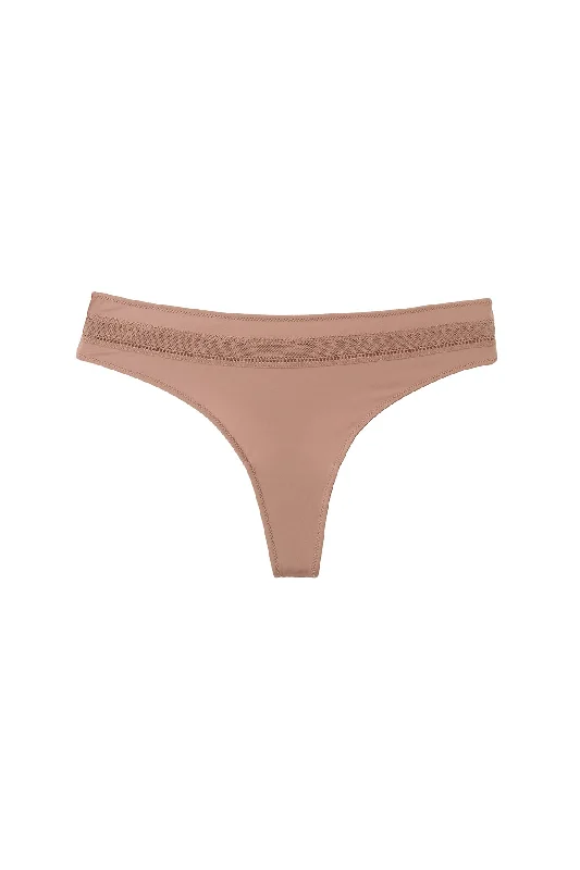 low - rise women thongs for a trendy and modern lookNano Thong | Bronze