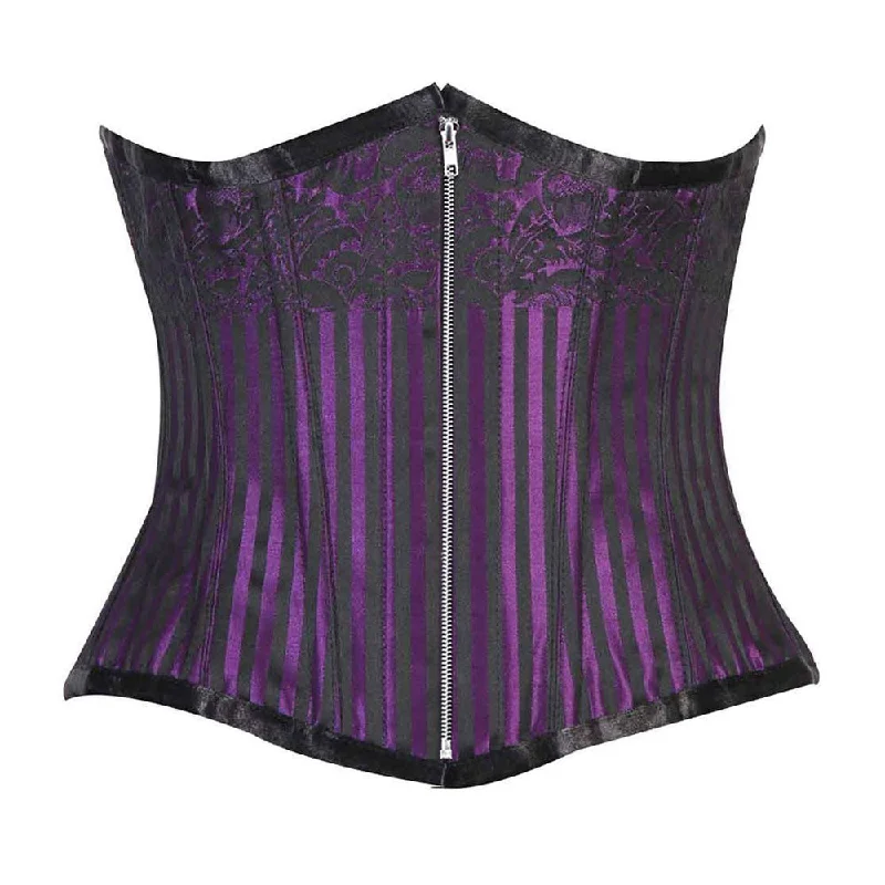 lace detailed women bustiers and corsetsZagora Authentic Steel Boned Underbust Corset