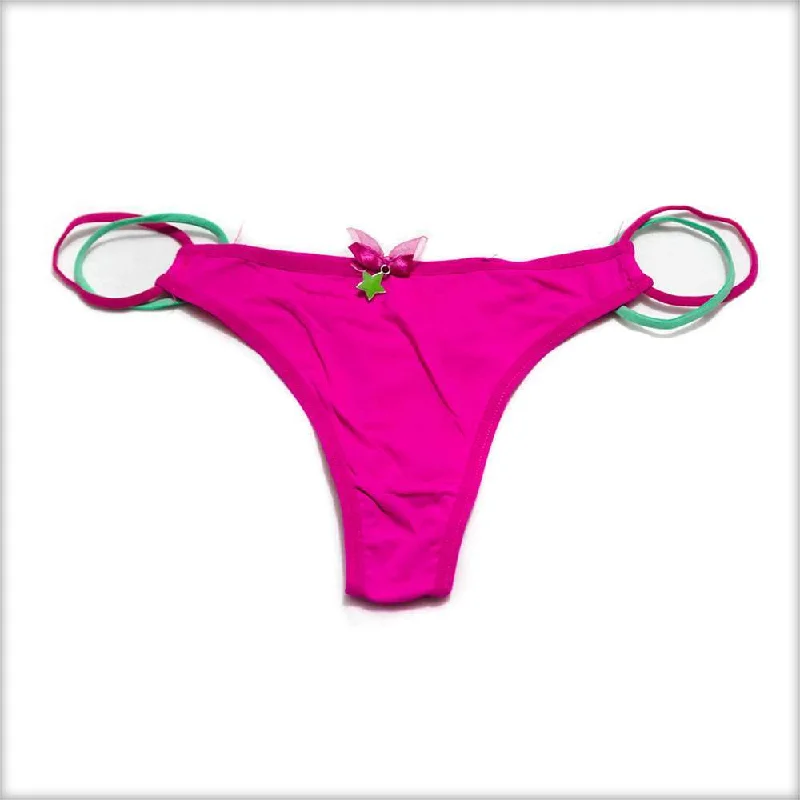 wireless panties for women with no discomfortHot Pink Bikini Panty