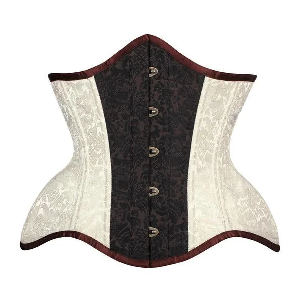 post - pregnancy women bustiers and corsetsHeidi Authentic Steel Boned Underbust  Waist Training Corset