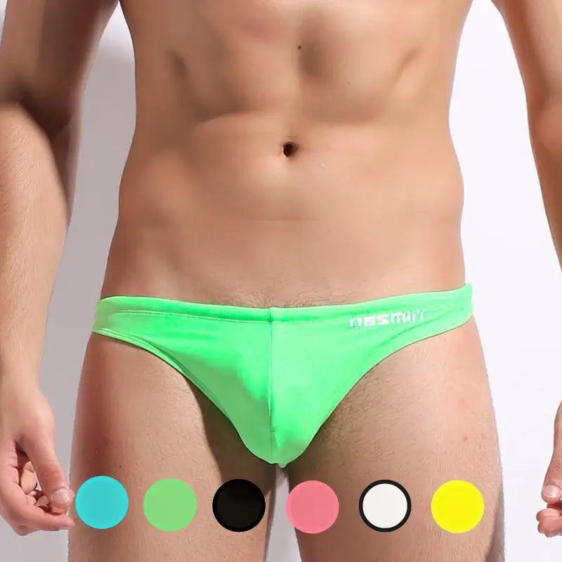 low - rise women briefs for a trendy and youthful lookDesmiit Men's Sexy Swim Briefs - Multicolor Bikini-Swimwear 82% Nylon & 18% Spandex