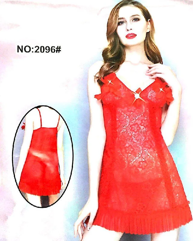 sheer women sexy lingerie layersRomantic Sexy Short Net Nighty - Babydoll Bridal Sexy Nighty - 2096