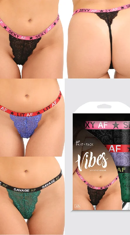 seamless shape - wear women thongs for a seamless lookSexy AF Panty 3-Pack