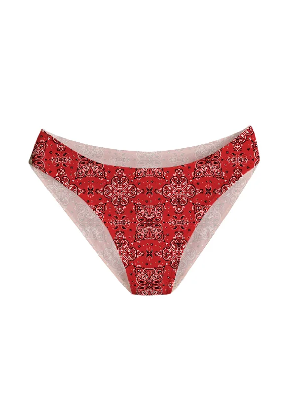 seamless silk - lined women briefs for a smooth and soft feelAiraModal™ Ruby Paisley High-Rise Brief