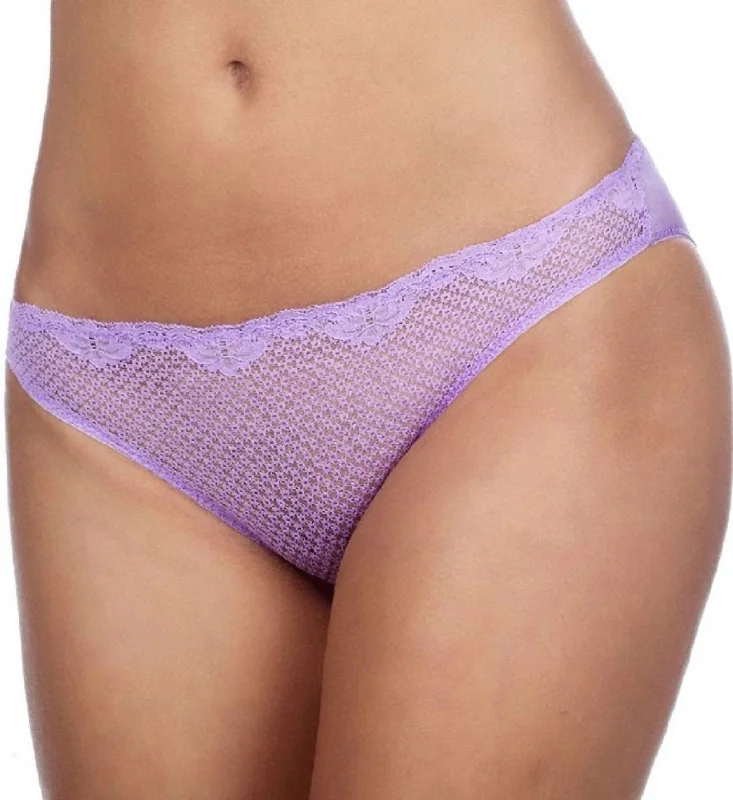 modern style women bikini briefs for a contemporary lookDuet Lace Low-Cut Bikini In Lilac