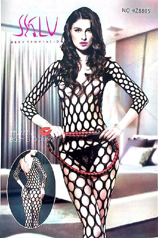 sexy lingerie for women with large bustsBody Stocking Fishnet Dress - Ladies Sexy Net Dresses - HZ8805