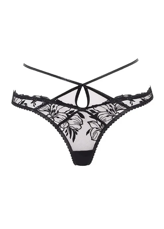 silk - lined women thongs for a touch of luxuryOzella Thong (Black)