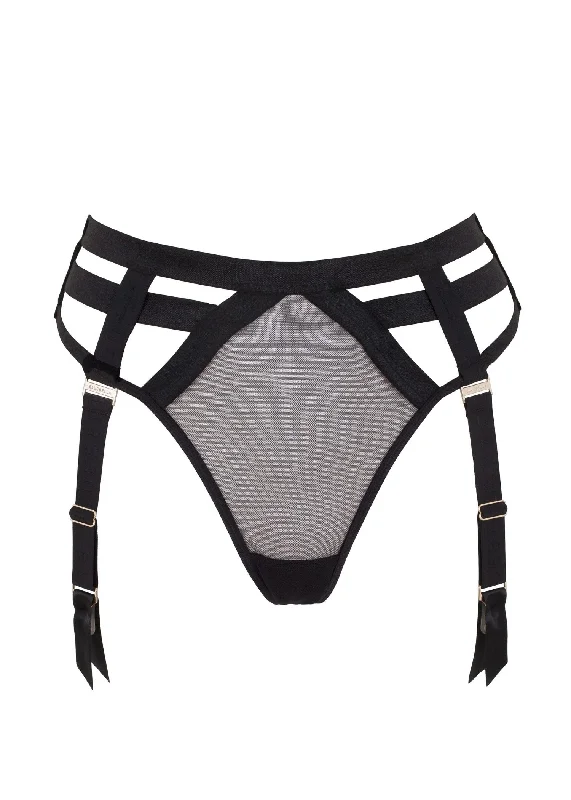 sheer women thongs for a sexy and alluring appearanceHighgate High-waist Suspender Thong