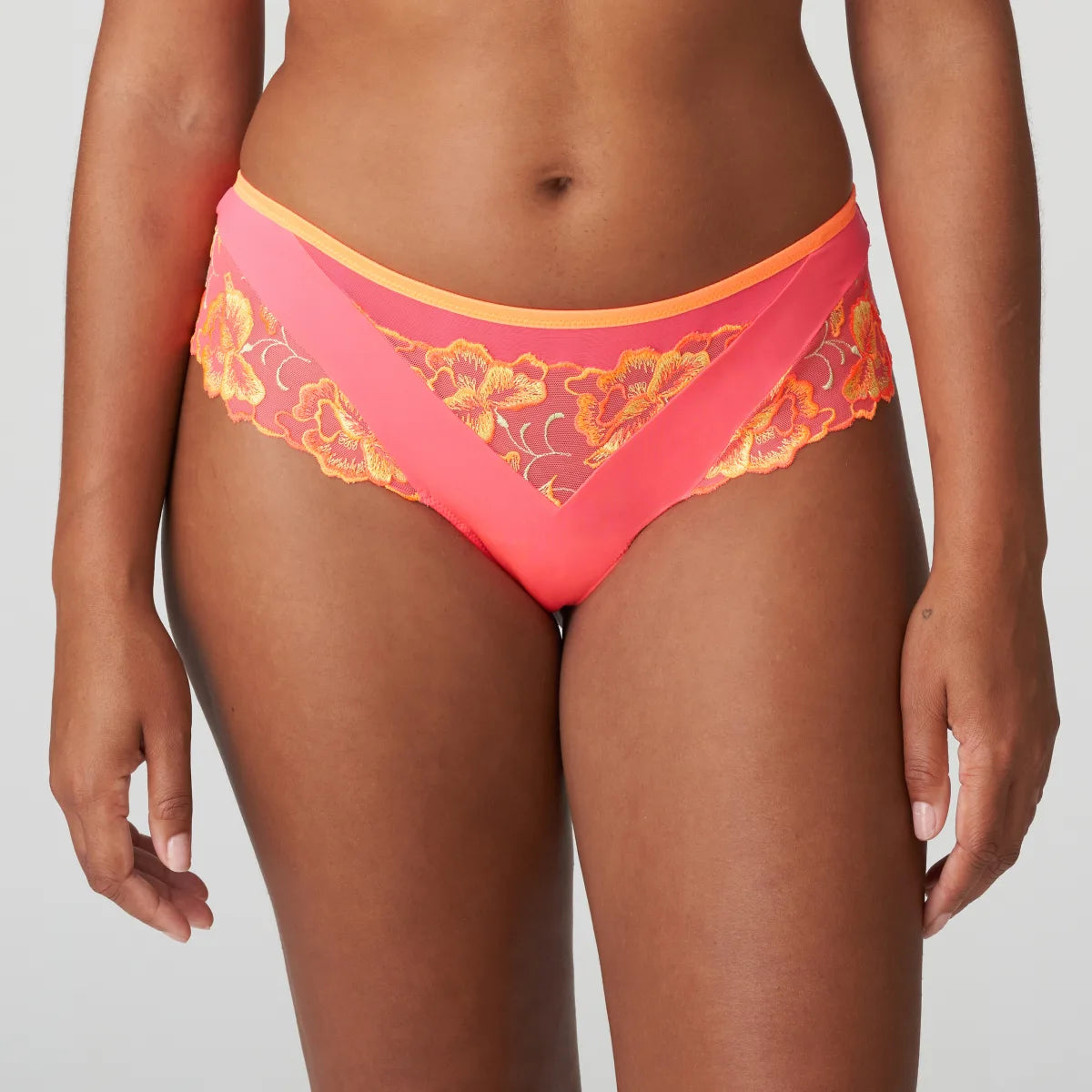 silk - lined women thongs for a touch of luxuryPrima Donna Devdaha Luxury Thong in Tropicana