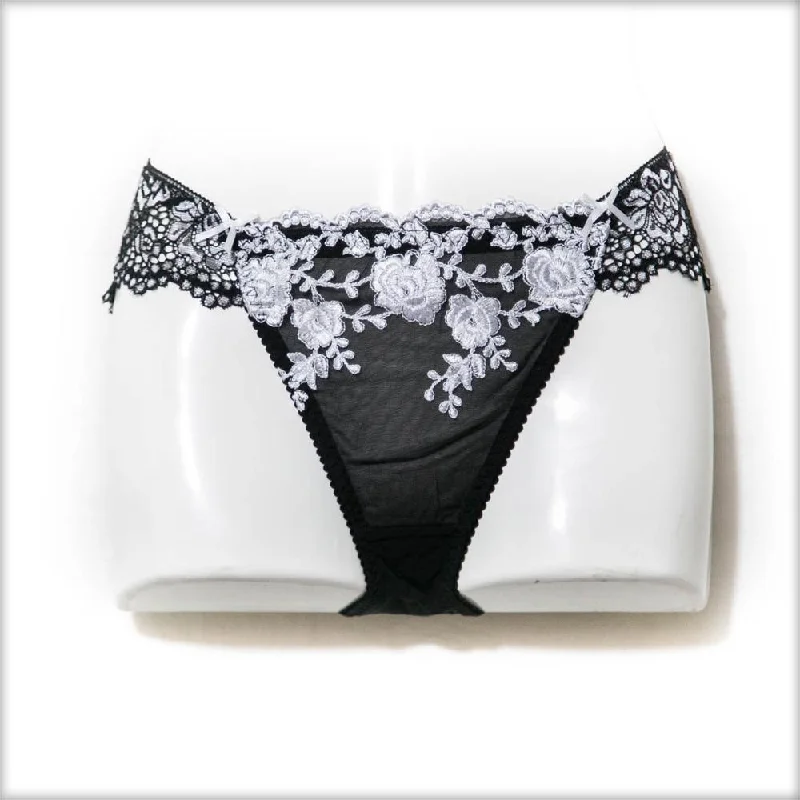 plus size panties for women with perfect fitBlack & White Women’s Awareness Hi-Cut Brief Panty