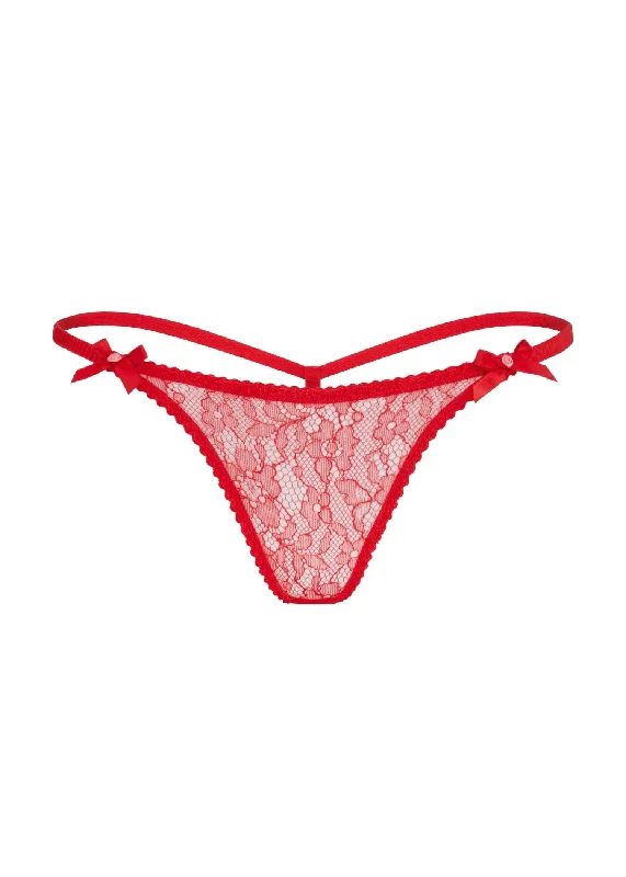 shape - wear women thongs for slimming the mid - sectionLorna Lace Trixie (Red)