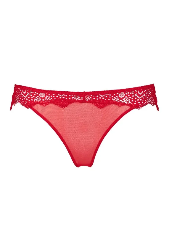 anti - static women thongs for reducing static clingDesire (Rouge) Tanga