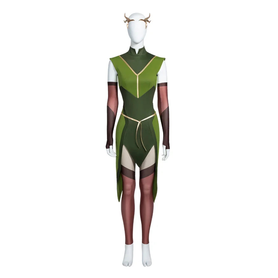 women easy - to - make cosplay costumesThe Legend of Vox Machina Keyleth Cosplay Costume C01040