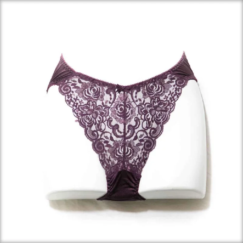 lace thong panties for women for special occasionsButterfly Panty Purple