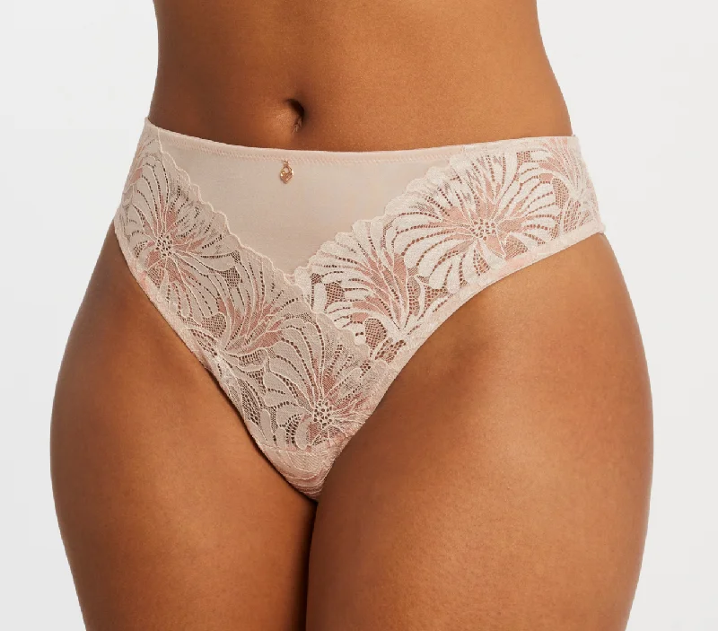 seamless high - cut women thongs for a seamless silhouette9575 MONTELLE THONG LOTUS