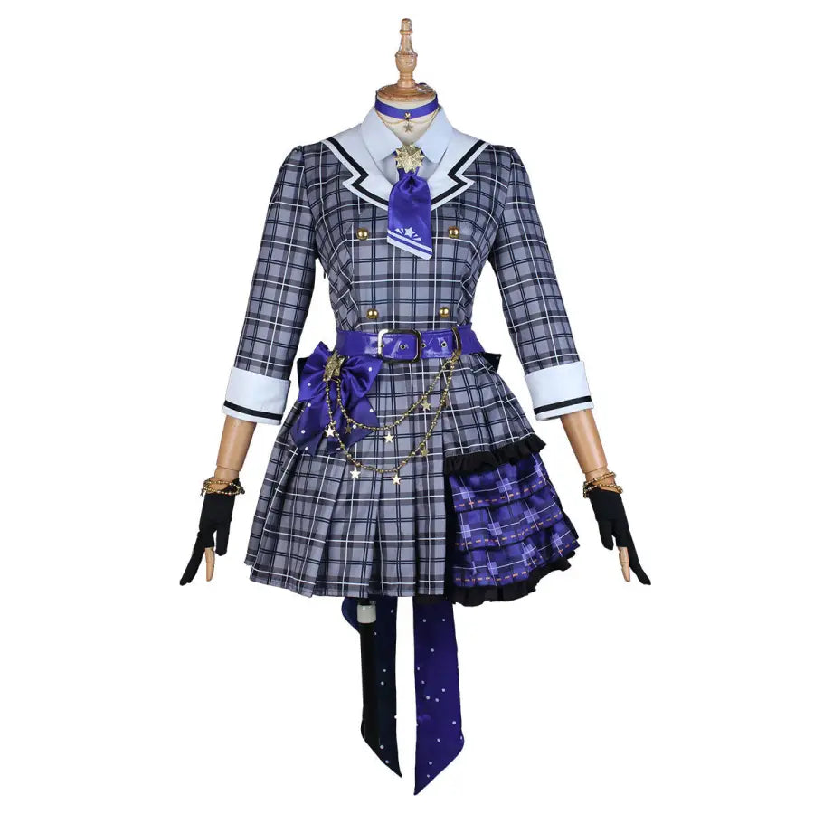 women cyberpunk cosplay costumes neonhololive Virtual YouTuber Hoshimachi Suisei Cosplay Costume C02009