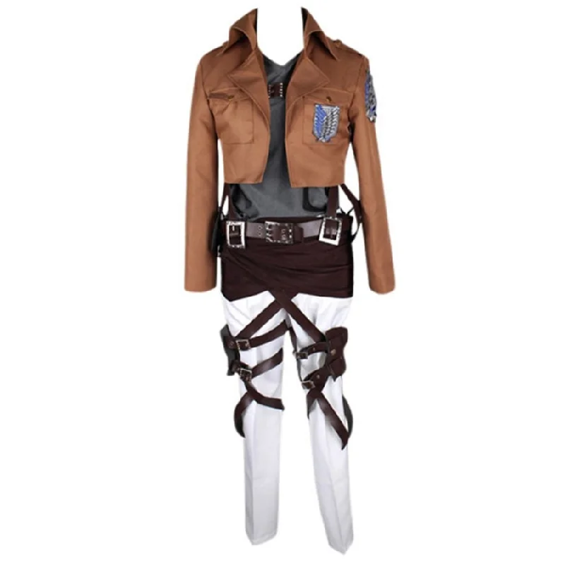 women steampunk cosplay costumes mechanicalAttack on Titan Shingeki no Kyojin Yumir Recon Corps Cosplay Costume mp001076