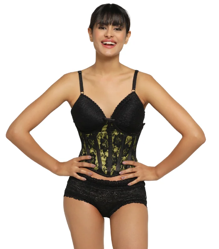 seamless women bustiers and corsets comfortYellow Corset Belt