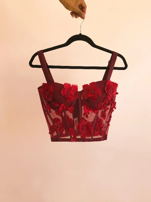 stretchy women bustiers and corsetsBustier de Rosas