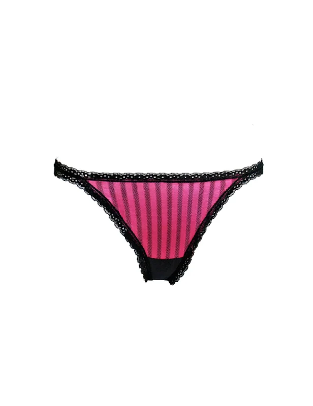 seamless convertible women thongs for versatile stylingPinstripe Thong - After Midnight