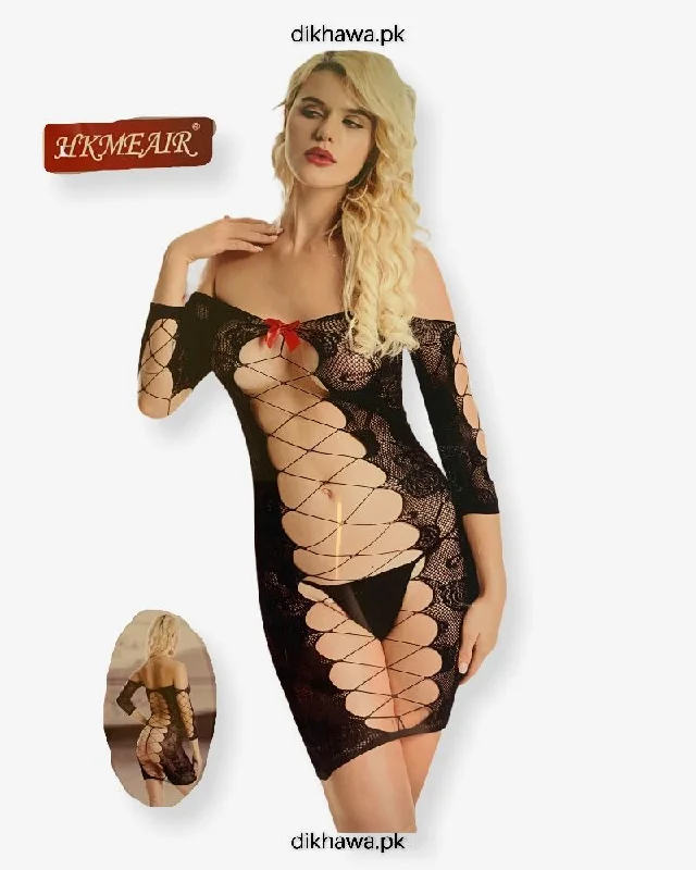 plus size women sexy lingerie bodysuitsHkmeair Khushi Print Sexy Net Bodystocking No 8013