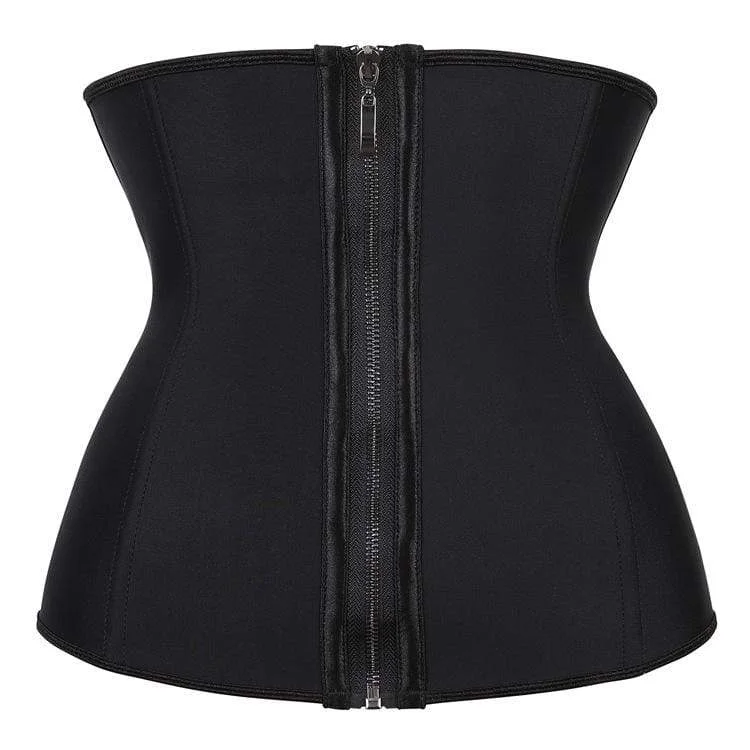 modern women bustiers and corsets trendsWomen's Front Zip Latex Underbust Corsets