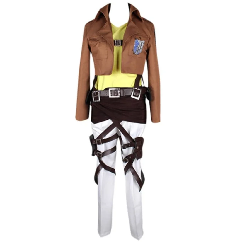 women cosplay costumes with prop - recommendationsAttack on Titan Shingeki no Kyojin Connie Springer Recon Corps Cosplay Costume mp001217