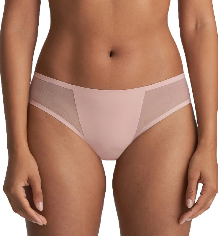 travel friendly women bikini briefs for easy packingMarie Jo Louie Matching Rio Brief (0522090) - Powder Rose