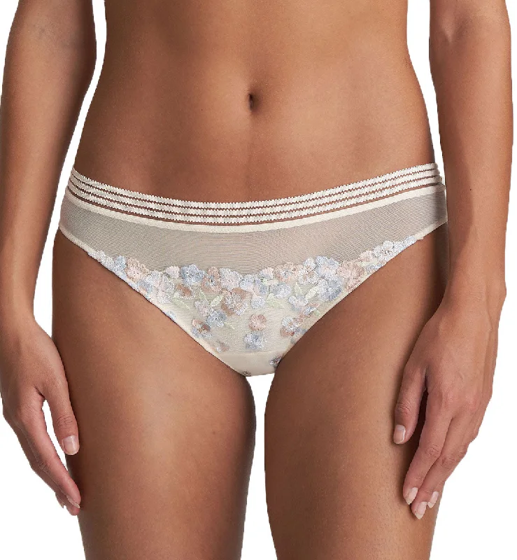 travel friendly women bikini briefs for easy packingMarie Jo Nathy Matching Rio Brief (0502480) - Pearled Ivory