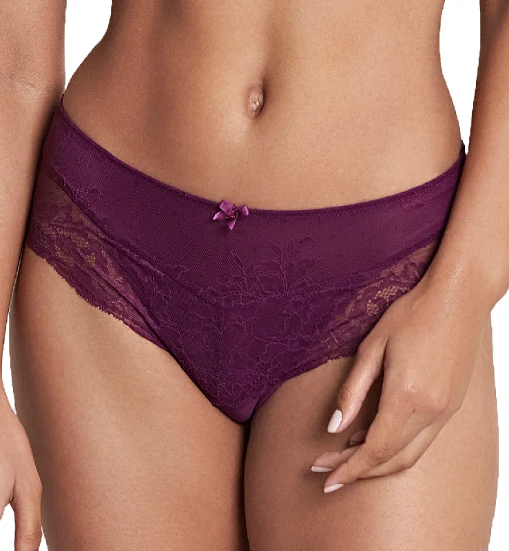 affordable women bikini briefs for budget - conscious shoppersPanache Ana Matching Brief (9395) - Damson