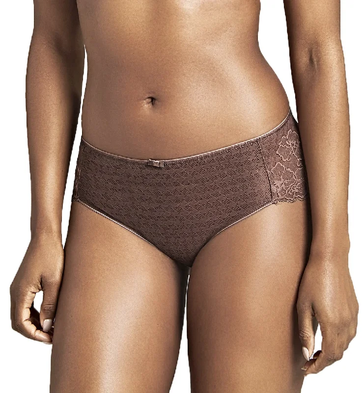 petite women bikini briefs for a flattering fitPanache Envy Matching Brief (7282) - Chestnut