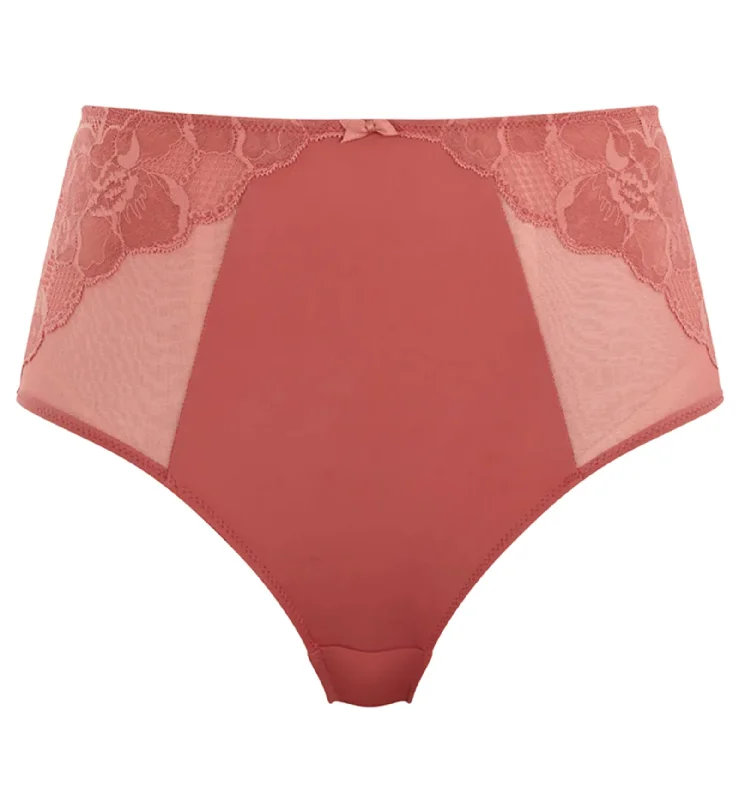 vintage style women bikini briefs for a retro charmPanache Rocha Deep Brief (10344) - Garnet Rose