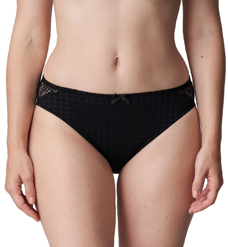 stretchy women bikini briefs for all - day comfortPrimaDonna Madison Matching Rio Brief (0562125) - Black