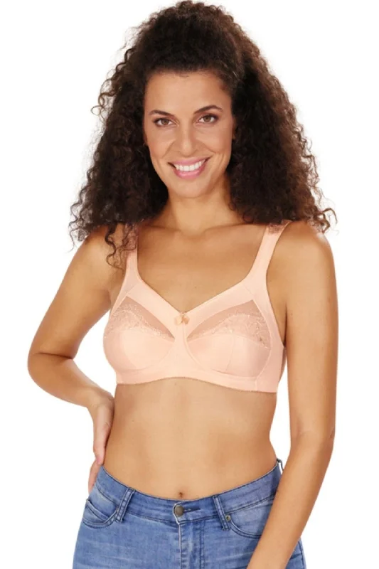 moisture wicking sports bras for sweaty workoutsAmoena Isadora  Wire Free Mastectomy Bra - Blush