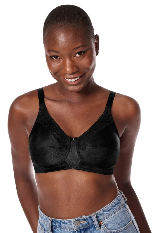 plunge push up bras for a bold lookAmoena Nancy Wire-free Mastectomy Bra - Black