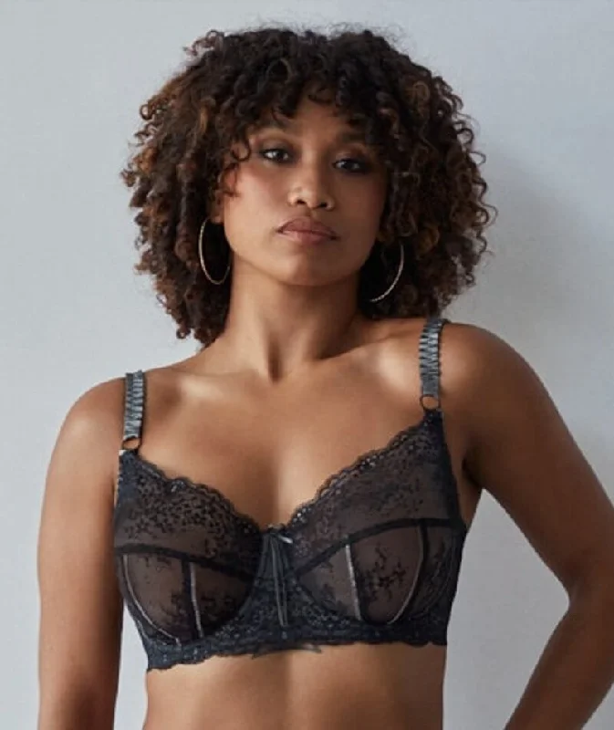 seamless t - shirt bras for everyday wearMe. by Bendon Sofia Underwire Bra - Jet/Pewter