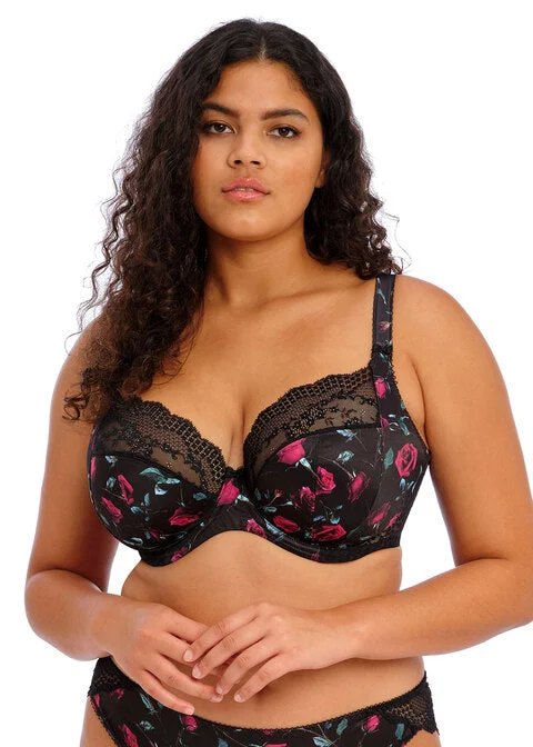 seamless wireless bras for everyday comfortLucie UW Plunge Bra (Rock & Roses)