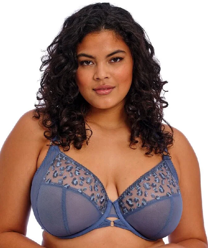 minimizer underwire bras for more controlElomi Namrah Underwired Bandless Plunge Bra - Stonewash