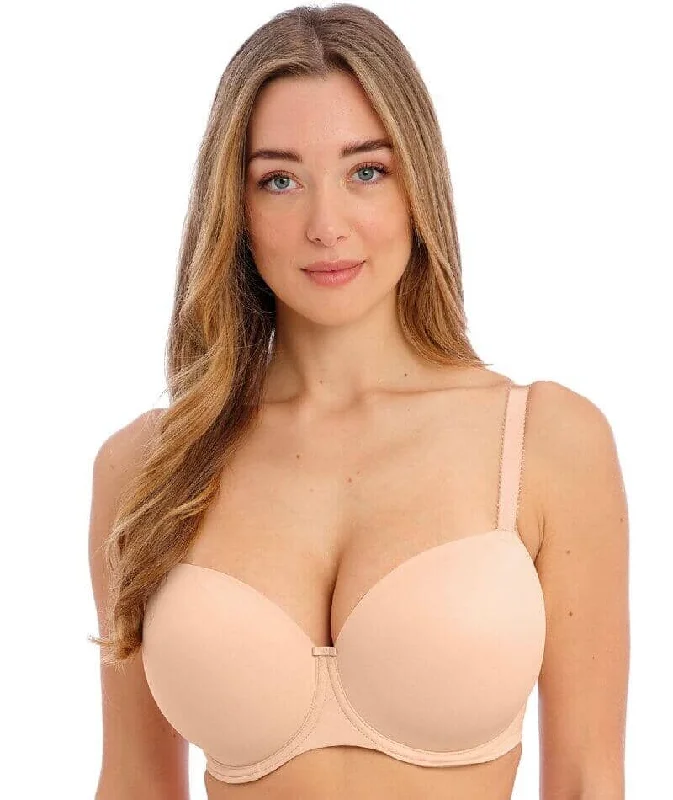 convertible bras with adjustable strapsFantasie Smoothease Underwire Moulded T-Shirt Bra - Natural Beige