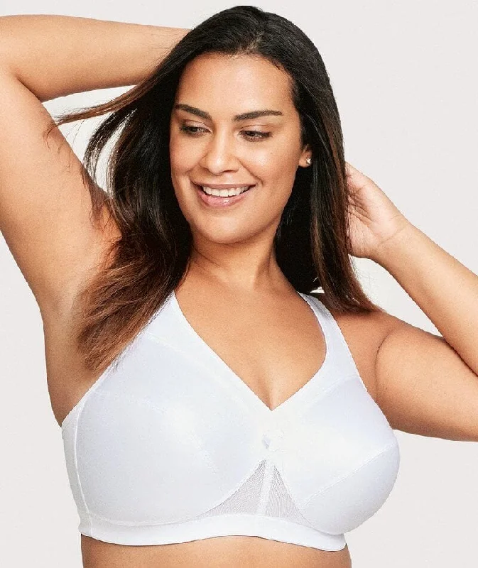 push up bras for enhanced cleavageGlamorise Magiclift Active Support Wire-Free Bra - White