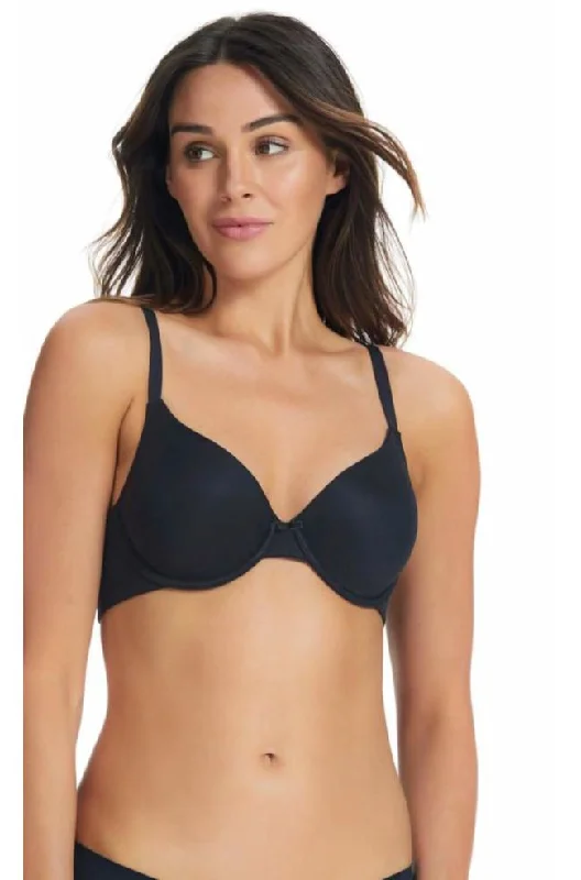 seamless sports bras for minimal chafingMemory Full Coverage Convertible Bra (Black)