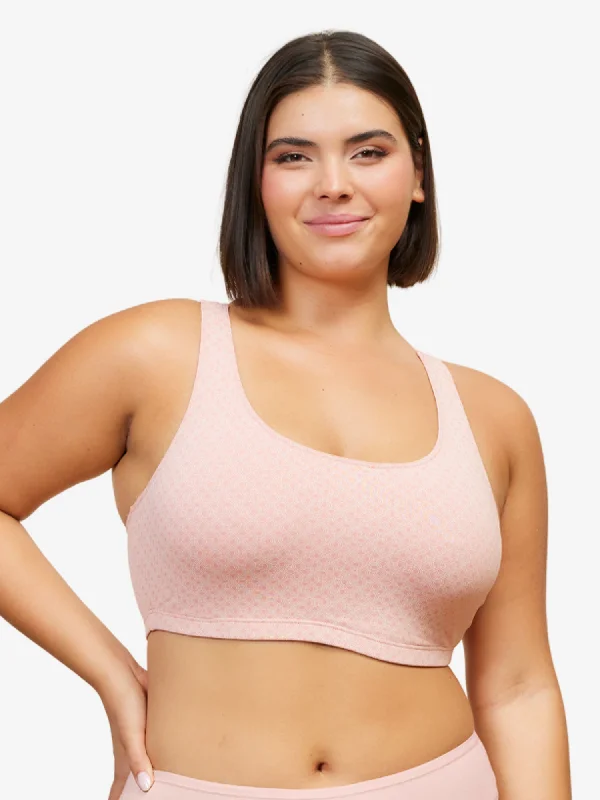 bralette with underwire for added supportThe Serena - Cotton Wirefree Sports Bra