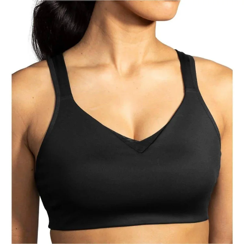 matching women sport bra and leggings setsBrooks Drive Convertible Run Womens Sports Bra - Black