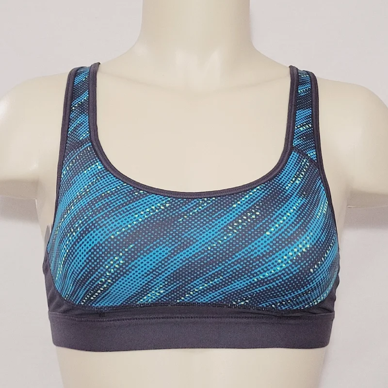 affordable women sport bra for budget - conscious shoppersChampion N9646 9646 Power Core Max Wire Free Sports Bra XS X-SMALL Blue Multi NWT